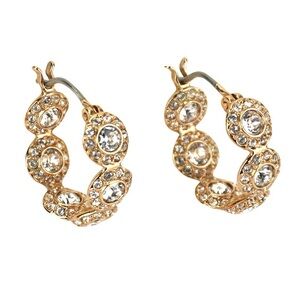 Swarovski Rose Gold and Silver Crystal Earrings